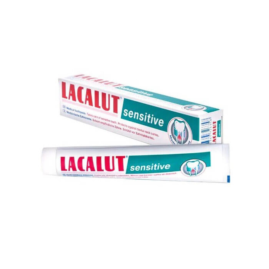 Dentífrico Lacalut Sensitive, 75 ml, Theiss Naturwaren