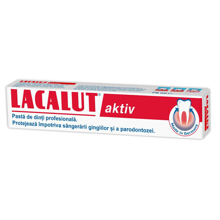 Tandpasta Lacalut Aktiv, 75 ml, Theiss Natuurwaren