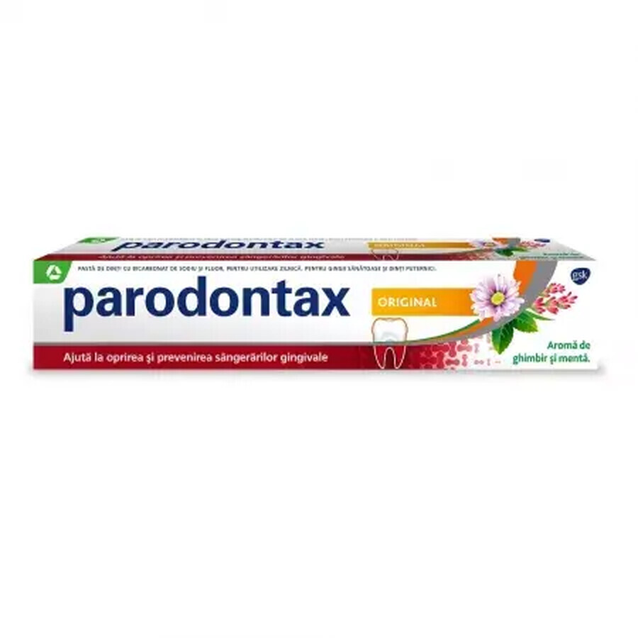 Tandpasta Original Parodontax, 75 ml, Gsk