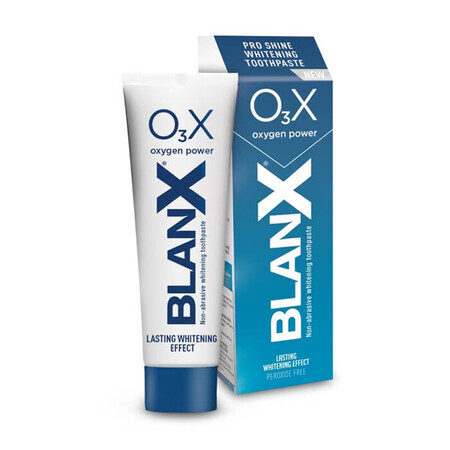 BlanX O3X Oxygen Power pasta dentífrica blanqueadora no abrasiva, 75 ml, Coswell