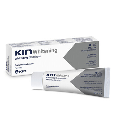 Dentífrico Blanqueador Progresivo Kin, 75 ml, Laboratorios Kin