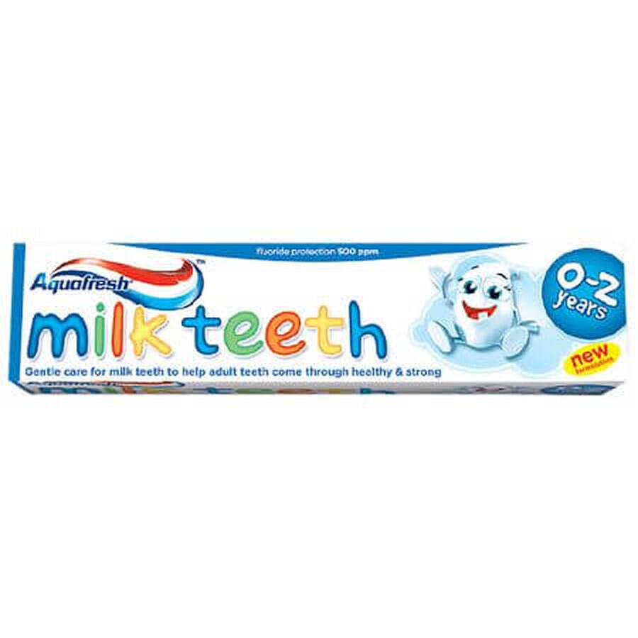 Pasta dentífrica para niños de 0 a 2 años Milk Teeth Aquafresh, 50 ml, Gsk