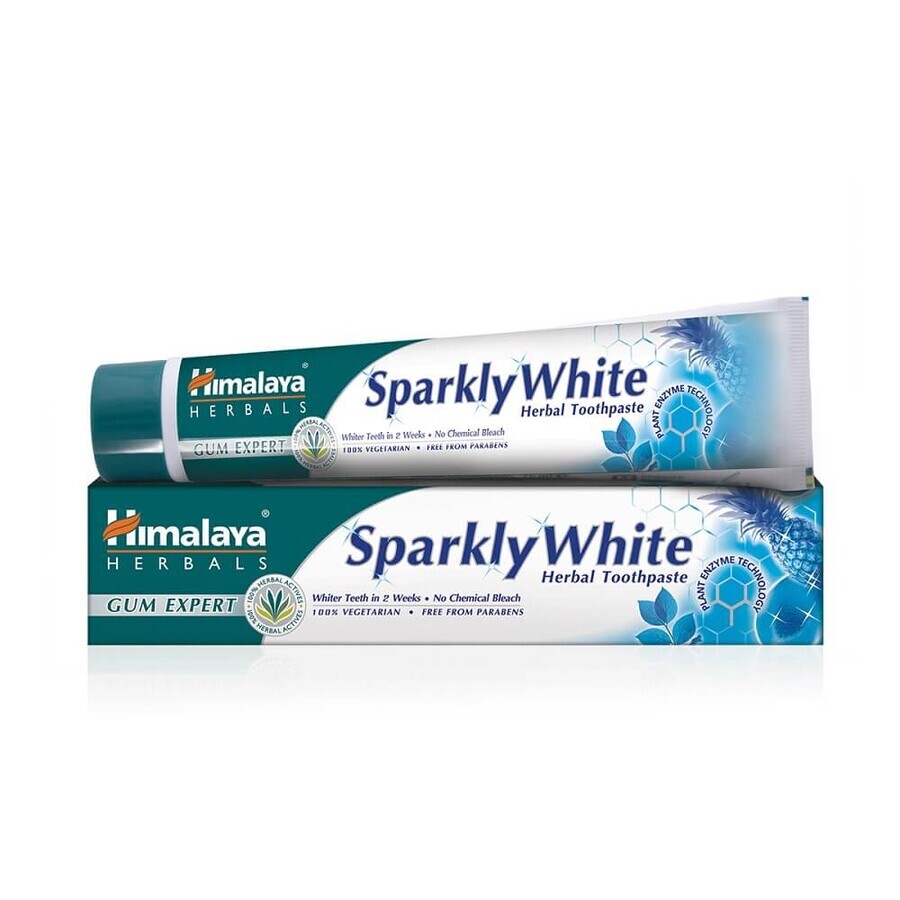 Dentífrico Sparkly White, 75 ml, Himalaya