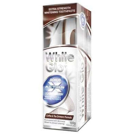 Dentífrico White Glo Café y Té, 100 ml, Laboratorios Barros