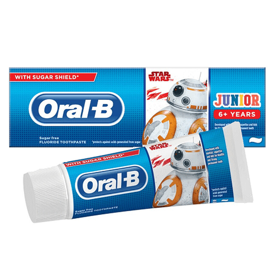 Pasta de dientes, Junior 6+, Star Wars, 75 ml, Oral-B