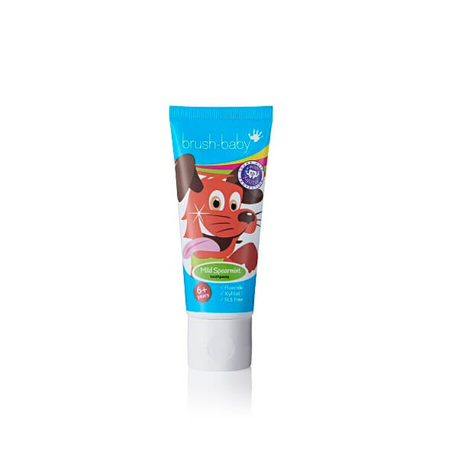 Pasta de dientes con menta +6 años, 50 ml, Brush Baby