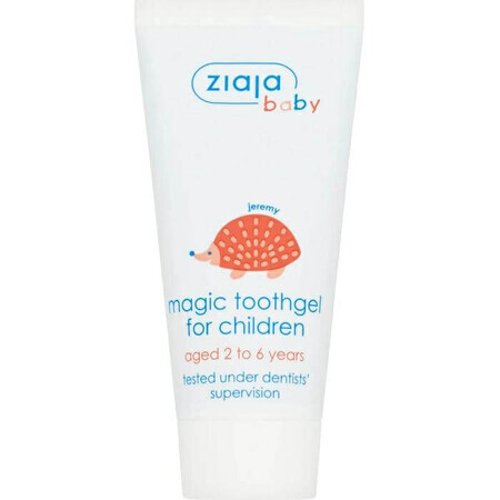 Gel dentifricio per bambini Baby magic toothgel 2-6 anni, 50 ml, Ziaja