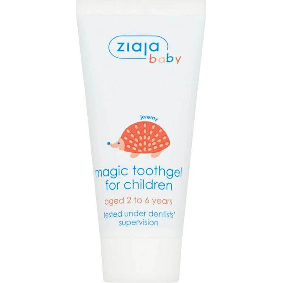 Gel dentífrico para niños Baby magic toothgel 2-6 años, 50 ml, Ziaja