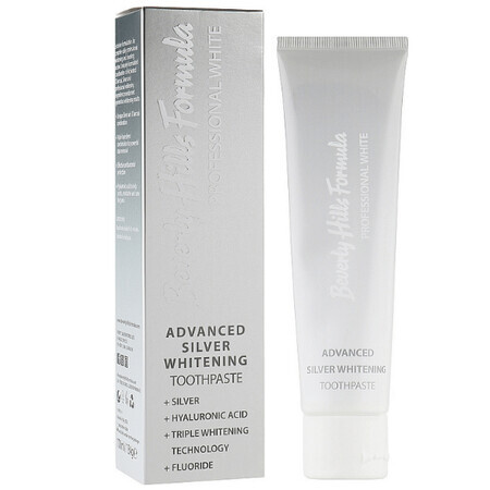 Professional White Advanced Silber Aufhellende Zahnpasta, 100 ml, Beverly Hills