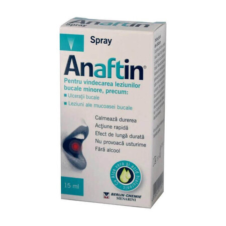 Anaftin Spray, 15 ml, Sinclair Pharma