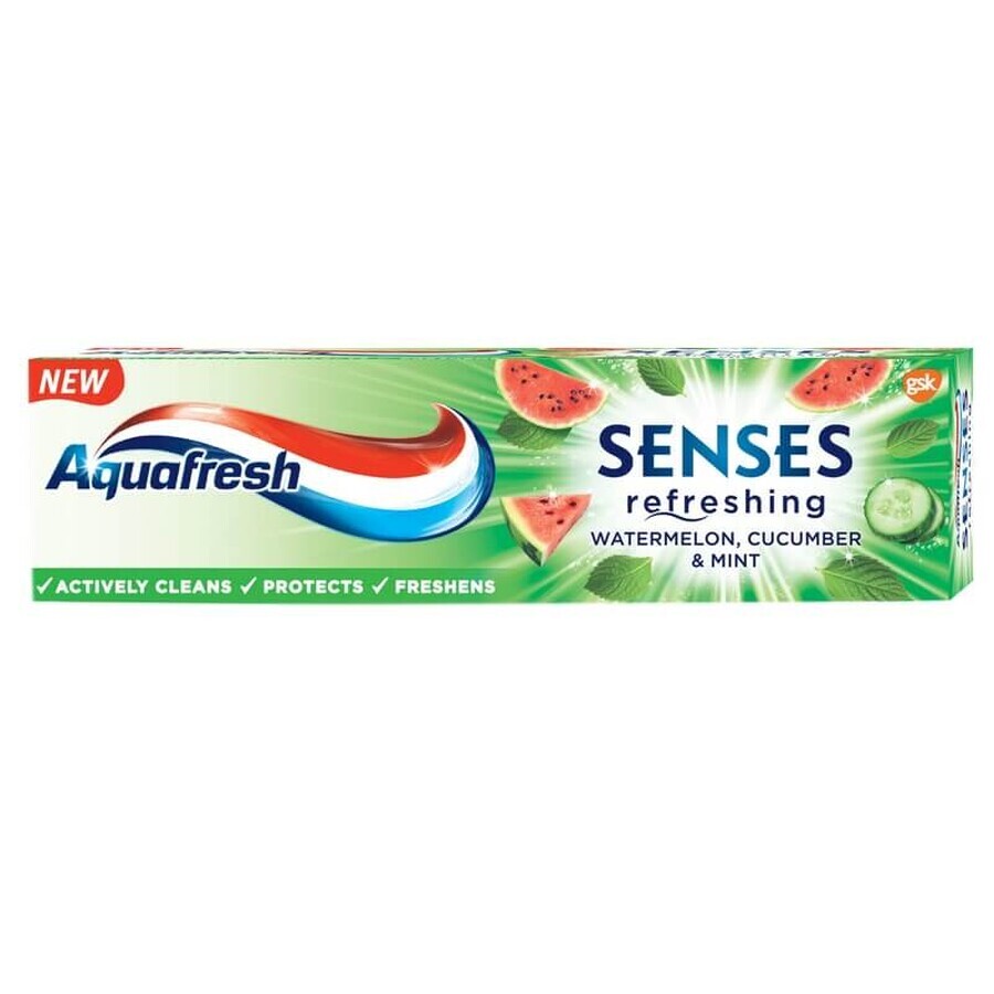 Dentífrico Senses Sandía Aquafresh, 75 ml, Gsk