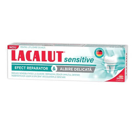 Lacalut Dentífrico Blanqueador Sensible, 75ml, Theiss Naturwaren