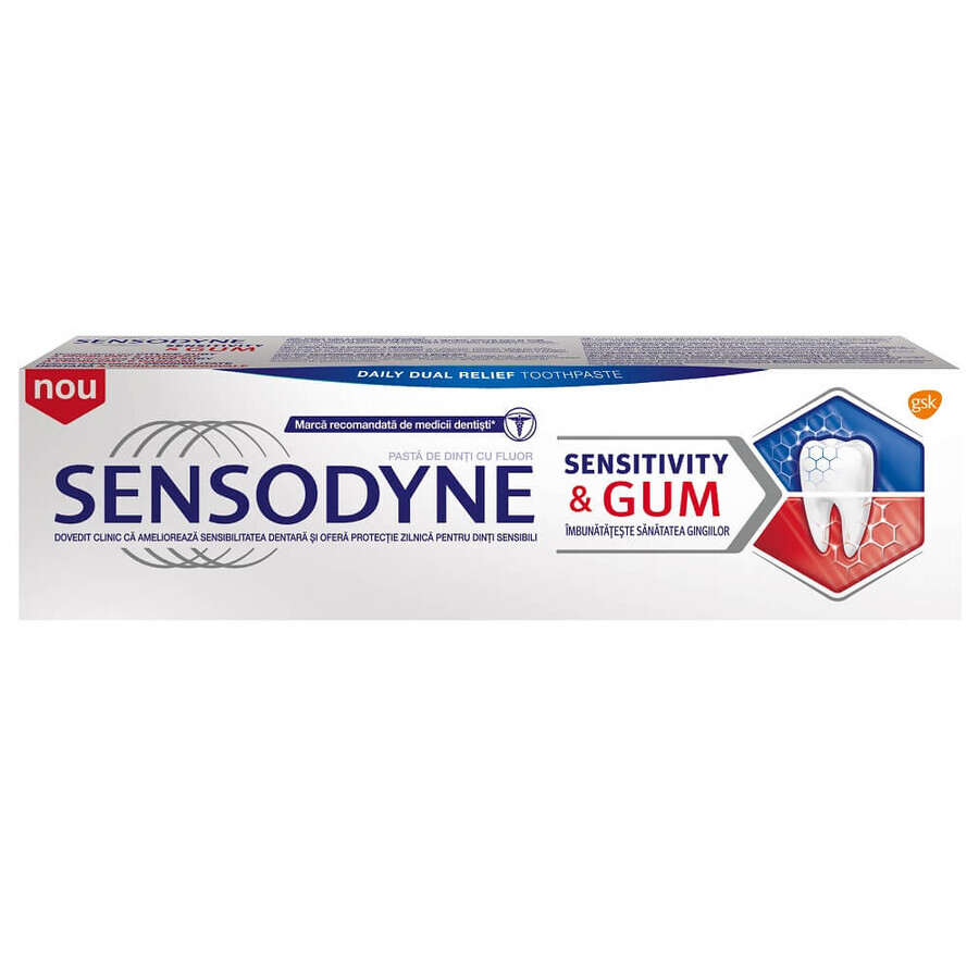 Dentífrico Sensibilidad Encías Sensodyne, 75 ml, Gsk