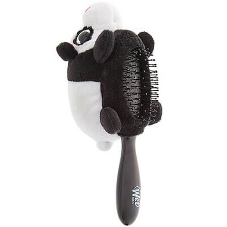 Cepillo para el pelo del bebé Panda de peluche, cepillo húmedo