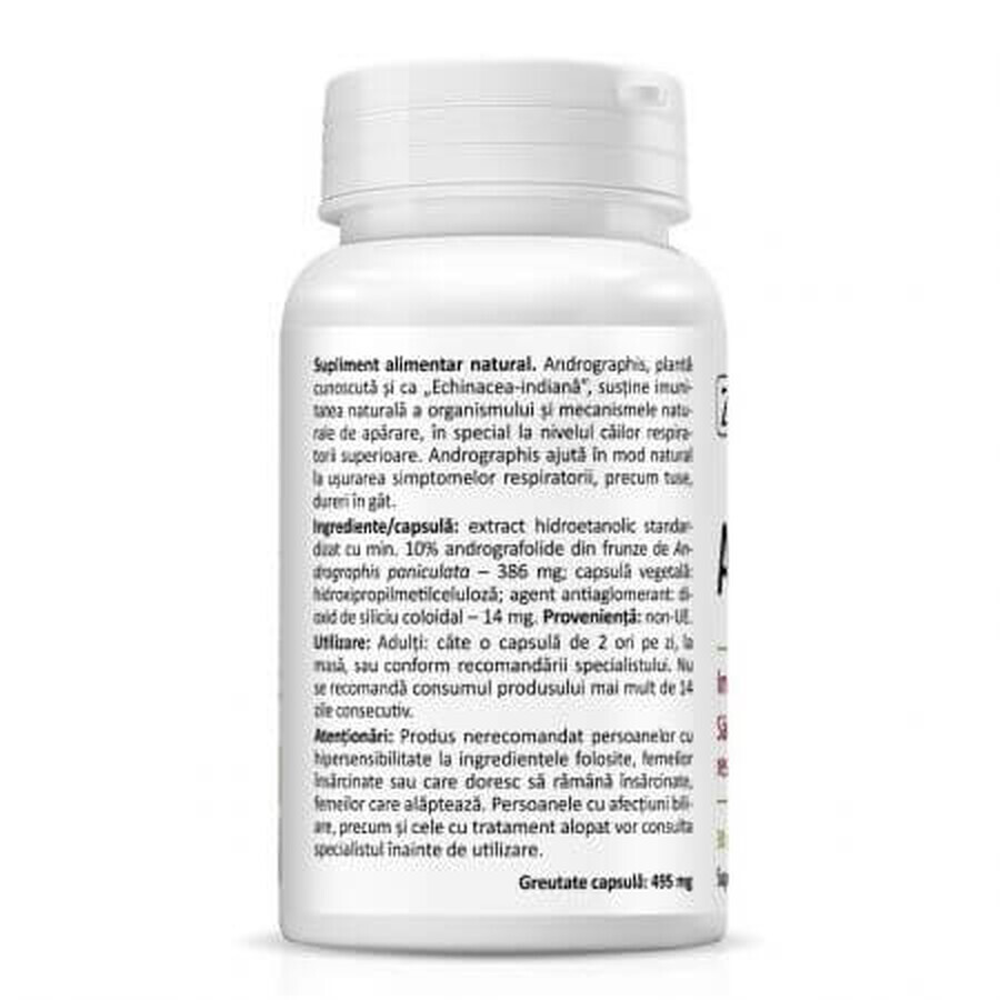 Andrographis 386 mg, 30 plantaardige capsules, Zenyth