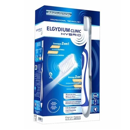 Cepillo de Dientes Híbrido 2 en 1, Elgydium