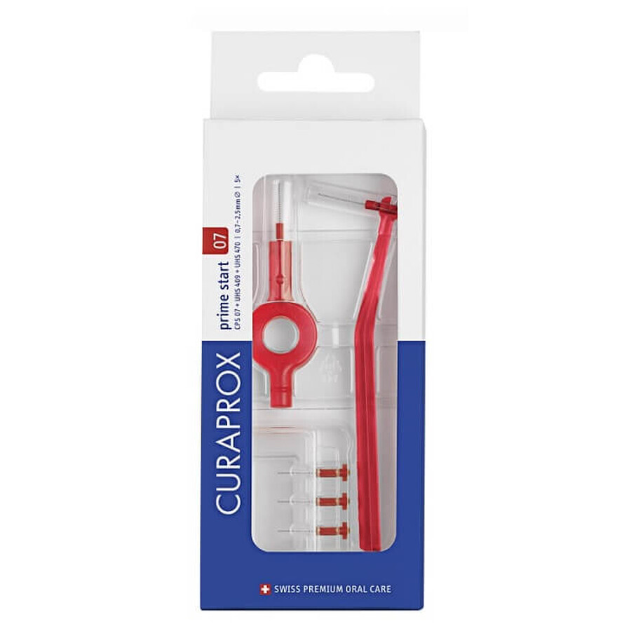 Cepillo interdental Prime Start 07, 5 piezas, Curaprox