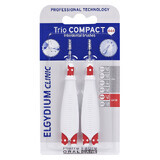 Trio Compact interdental brush, Large, 2 pieces, Elgydium