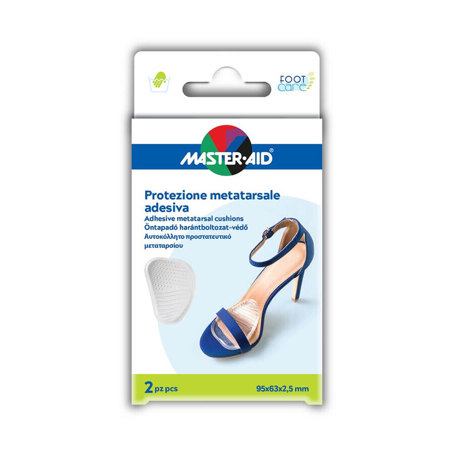 Almohadilla metatarsal adhesiva Foot Care, 2 piezas, Pietrasanta Pharma