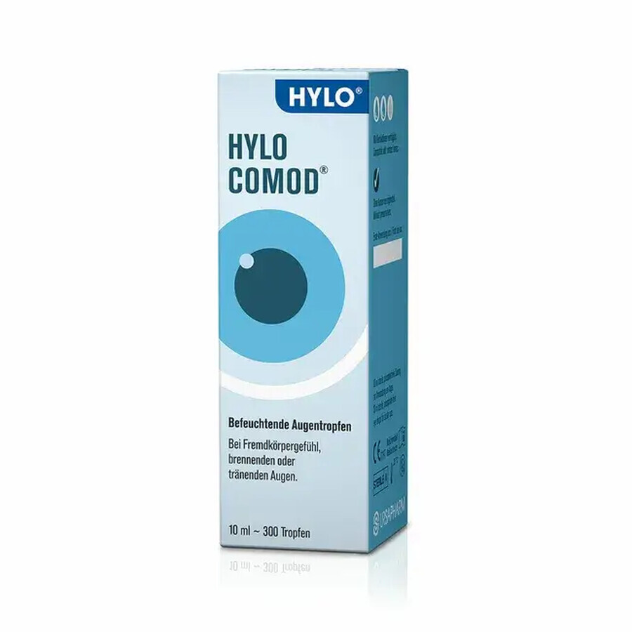 Hylo-Comod lubricating eye drops 10 ml, Ursapharm