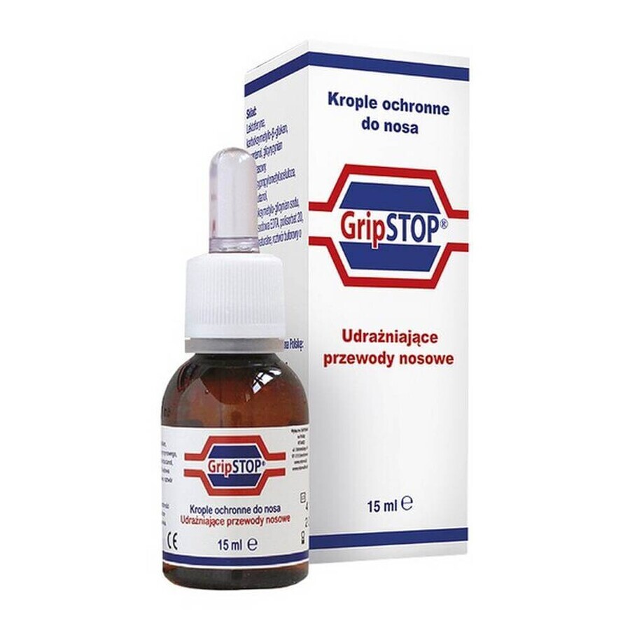 Gocce nasali GripStop, 15 ml, Plantamed