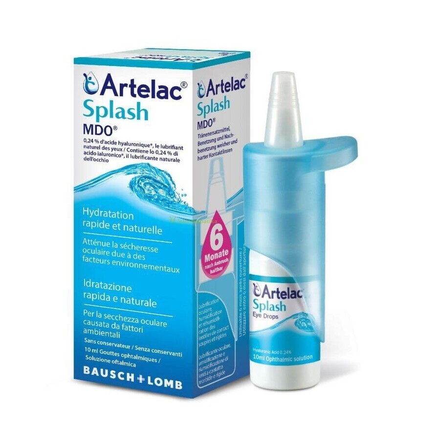 Artelac Splash MDO, 10 ml, Bausch Lomb