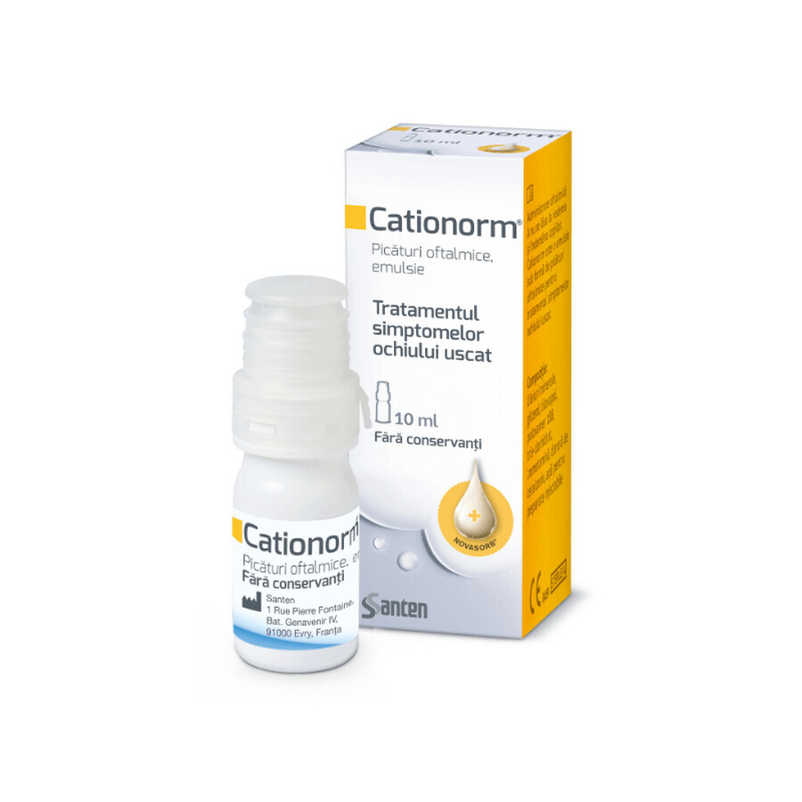 Cationorm colirio 10 ml, Santen