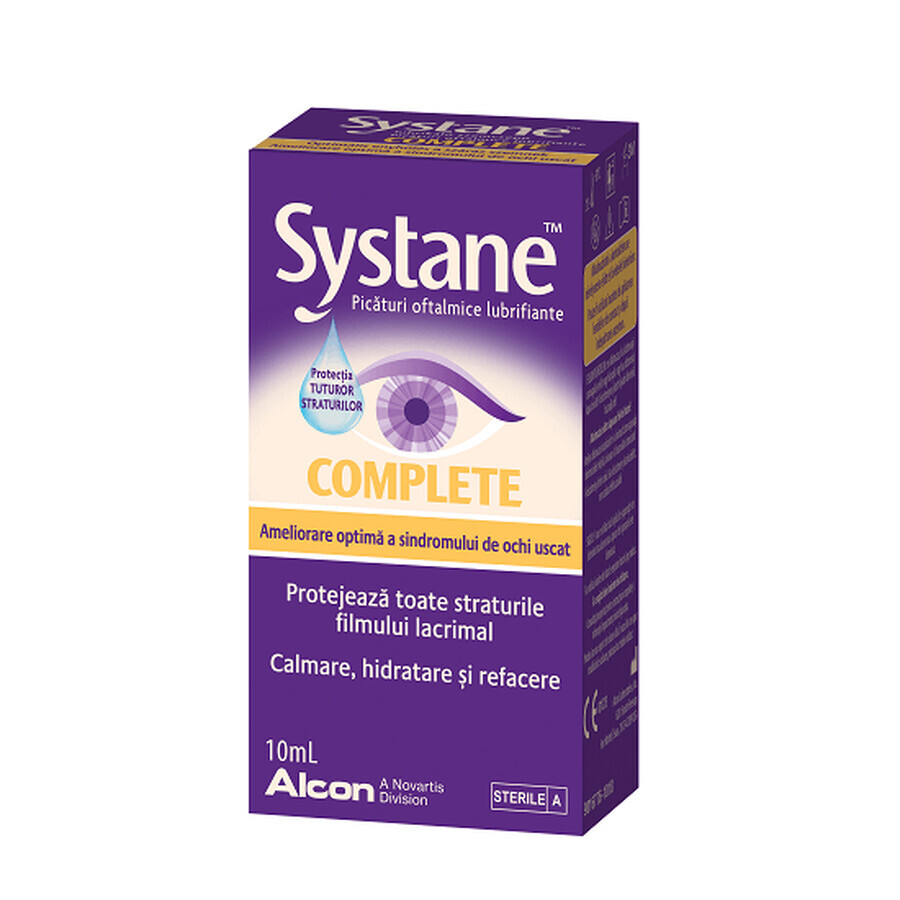 Systane Complete gotas oftálmicas lubricantes 10 ml, Alcon