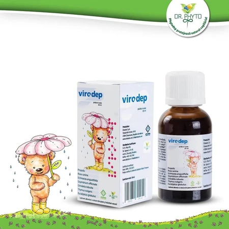 Picături orale pentru copii Virodep, 30 ml, Dr. Phyto