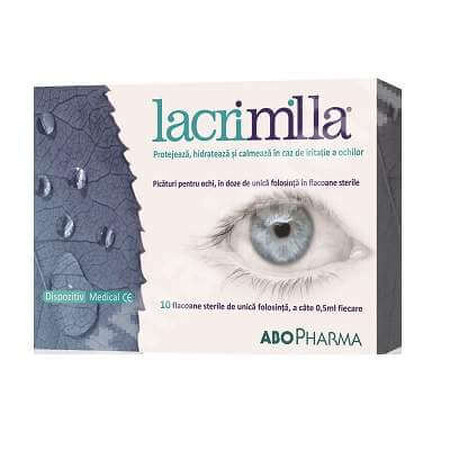 Gotas para los ojos - Lacrimilla, 10 viales, ABOPharma