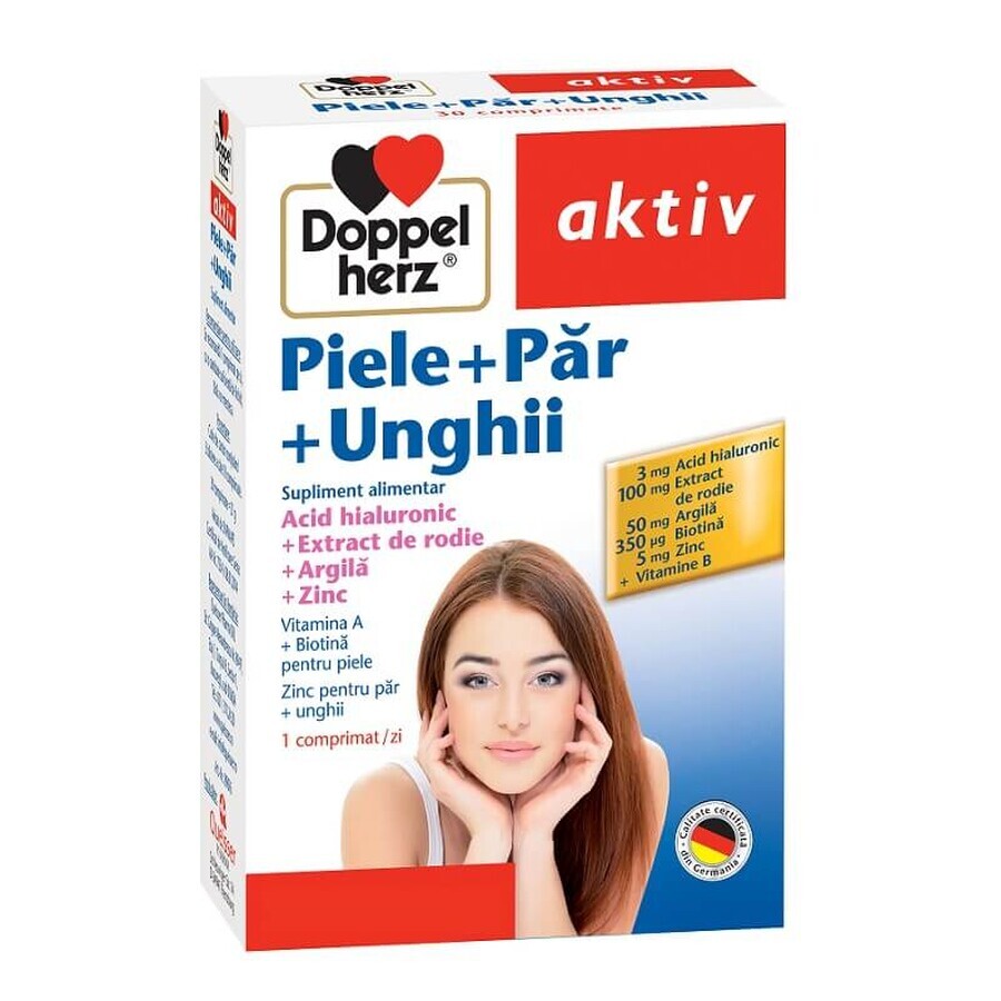 Huid+Peel+Nagels, 30 tabletten, Doppelherz