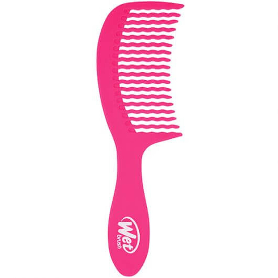 Peigne rose pour démêler les cheveux, brosse humide