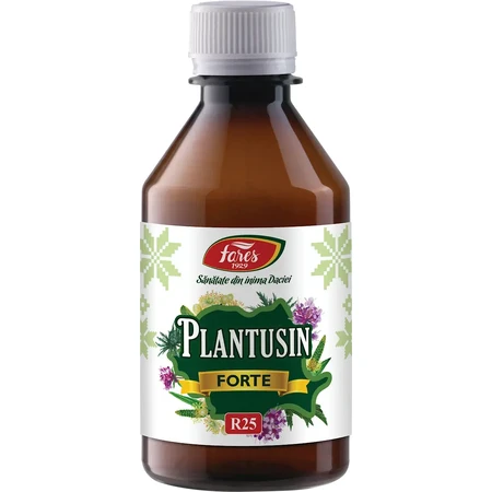 Plantusin Forte sirop, R25, 250 ml, Fares