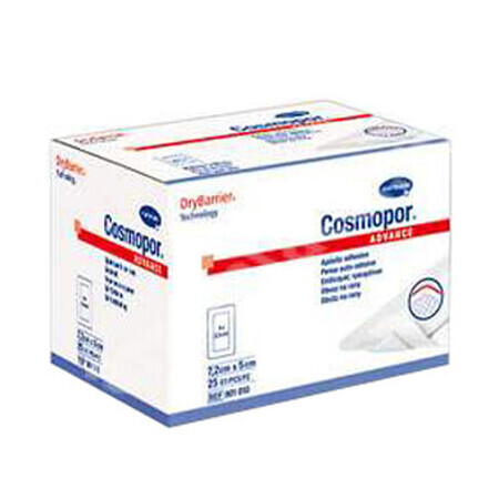 Parches Cosmopor Advance (901010), 7,2 x 5 cm, 25 unidades, Hartmann