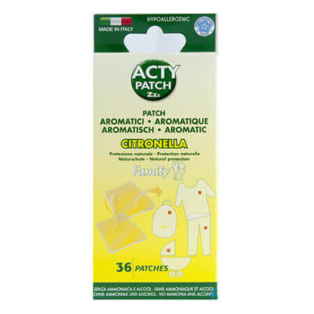 Parches antimosquitos, ActyPatch, 36 unidades, Eurosirel