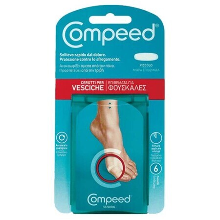 Pequeños parches para lo básico Blister Pequeño, 6 piezas, Compeed