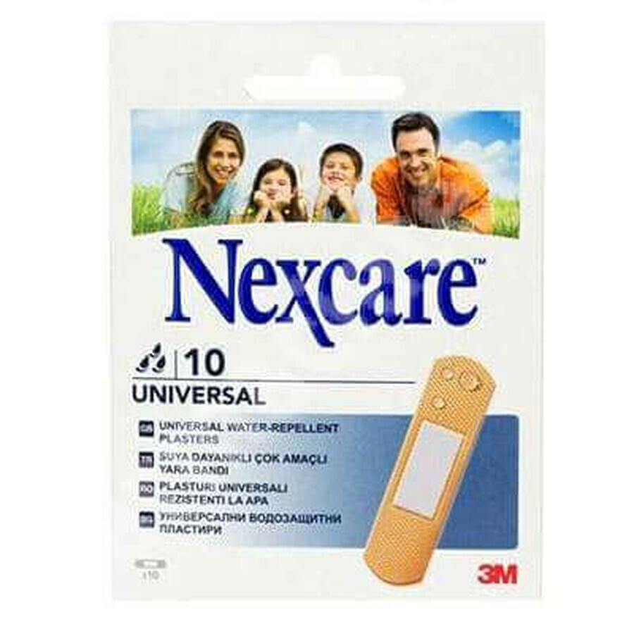 Patchs universels étanches, 10 pièces, Nexcare