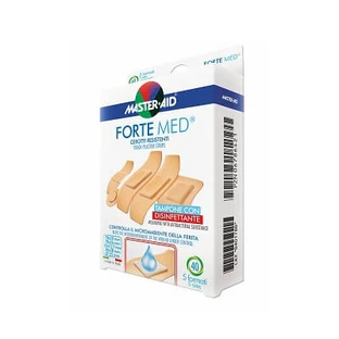 Forte Med Master-Aid parches ultra fuertes, 5 tamaños, 40 piezas , Pietrasanta Pharma