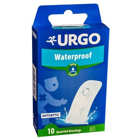 Wasserdichte Pflaster, 10 Stück, Urgo