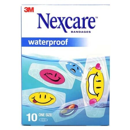 Wasserdichte Pflaster, 10 Stück, Nexcare