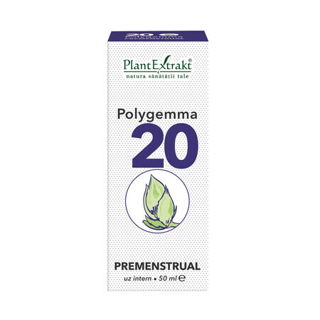 Polygemma 20, Premenstrual, 50 ml, Extracto Vegetal