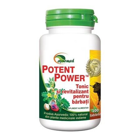 Potent Power, 100 tabletten, Ayurmed