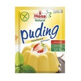 Pudin de vainilla en polvo sin gluten, 40 g, Haas Natural