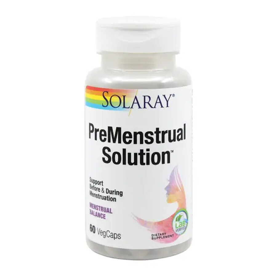 Solaray Solución Premenstrual, 60 cápsulas, Secom