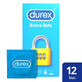 Preservativo Extra Safe, 12 piezas, Durex