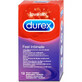 Preservativo Feel Intimate, 12 piezas, Durex