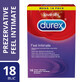 Preservativo Feel Intimate, 18 piezas, Durex