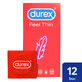 Preservativo Feel Thin, 12 piezas, Durex