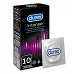 Preservativo Intense, 10 piezas, Durex