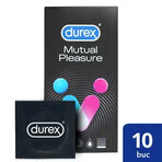 Preservativo Mutual Pleasure, 10 piezas, Durex